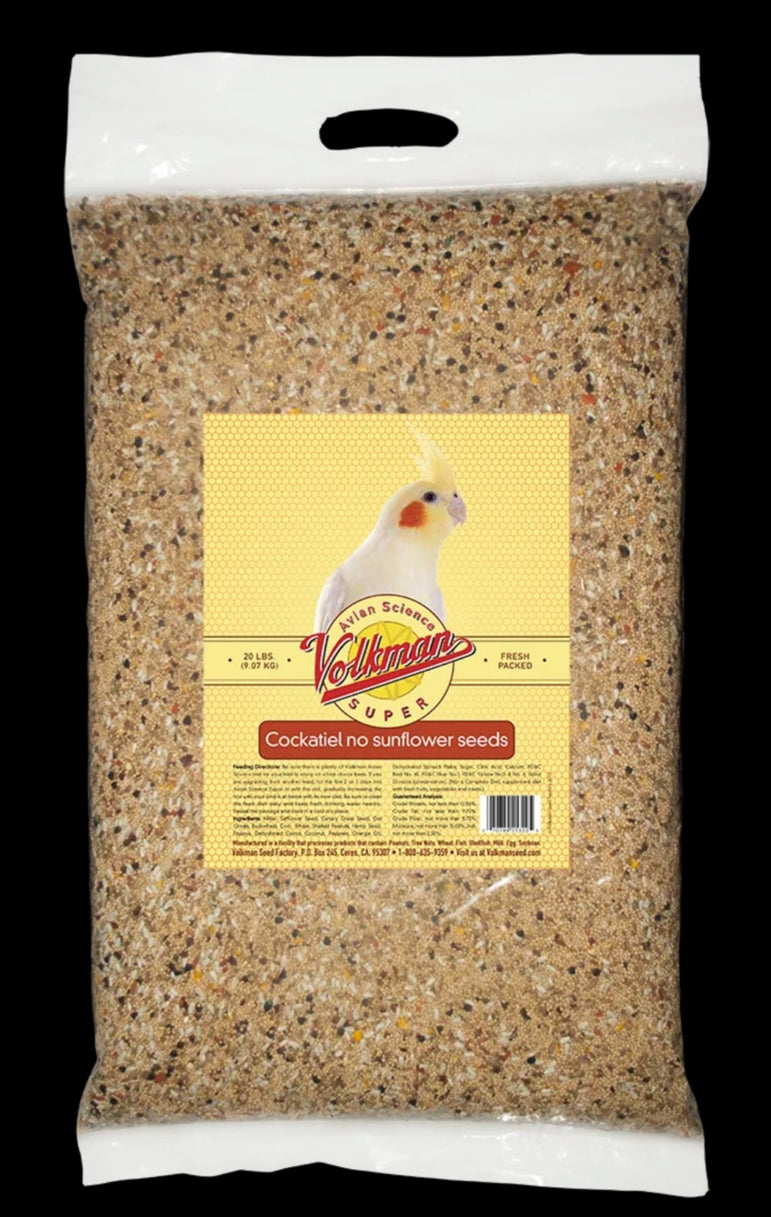 Volkman Avian Science Super Cockatiel no Sunflower
