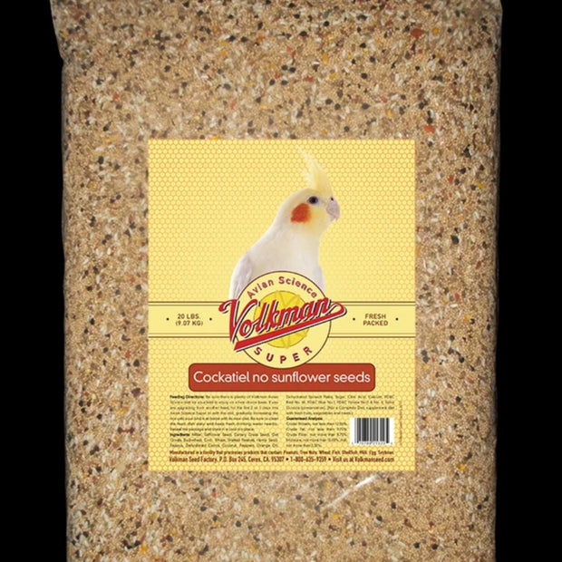 Volkman Avian Science Super Cockatiel no Sunflower