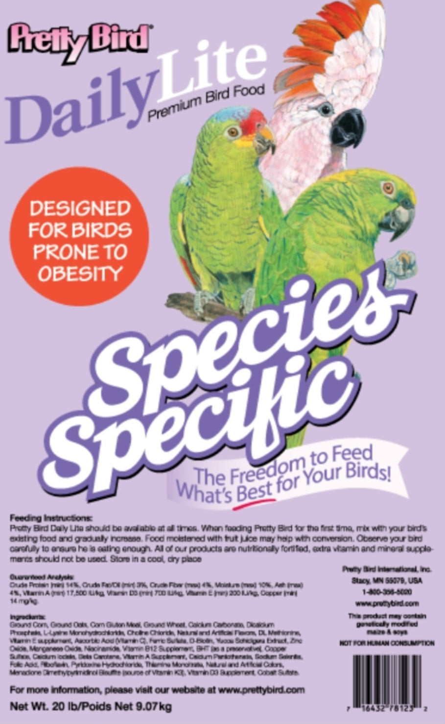 Pretty Bird Species Select Daily Lite